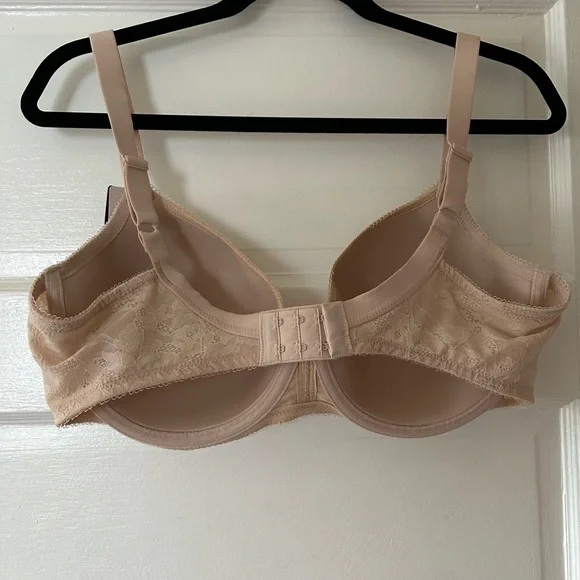 NWT Wacoal Finesse Underwire T-Shirt in Natural Nu, 36DDD - Picture 4 of 5